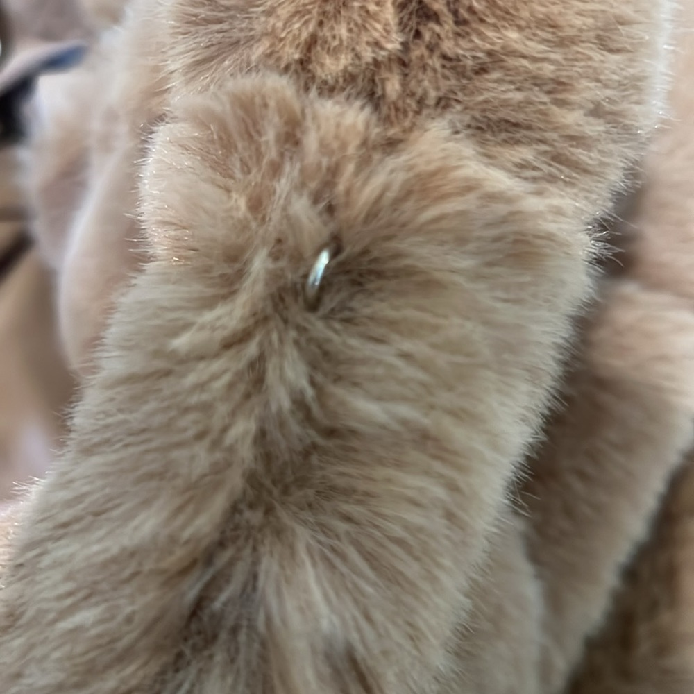 Brown faux fur jacket - Picture 4 of 4
